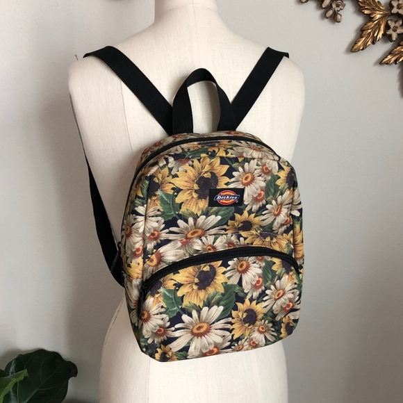dickies sunflower mini backpack